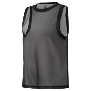 Reebok Cardio Muskelshirt Damen - Schwarz - DE 602-GMV